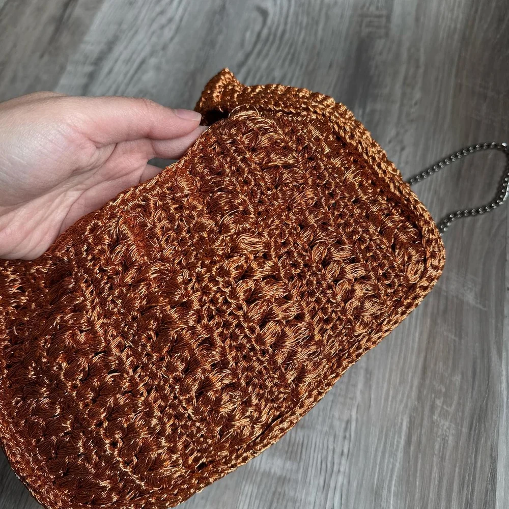 ZARA BRAIDED RHINESTONE WOVEN MINI BAG - BRAND NEW WITH TAG